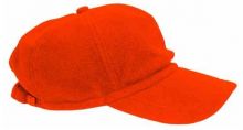 Polarowa czapka z daszkiem 04390 pomarańczowa