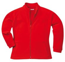 Bluza polarowa damska F282 czerwona