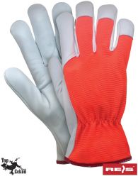 Rękawice ochronne wykonane z wysokiej jakości skóry koziej RLTOPER-VIVO