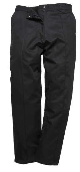 Spodnie damskie z elastycznym pasem LW97 czarne