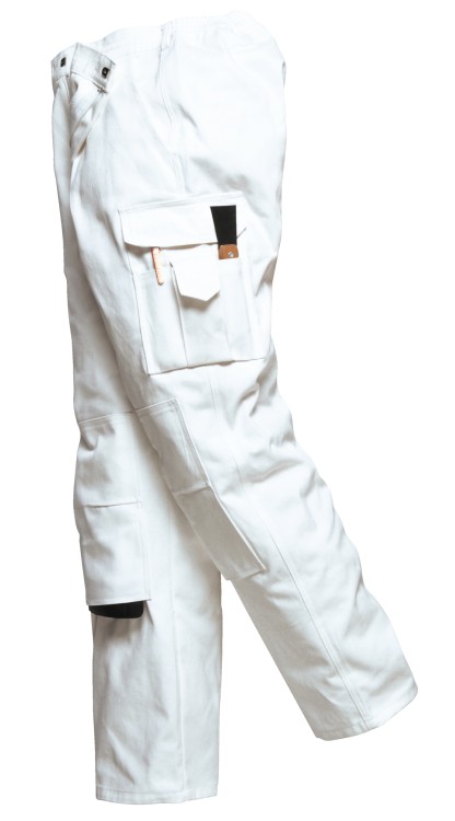 Spodnie malarskie S817 białe